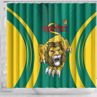 Custom Cameroon Football Shower Curtain Go Indomitable Lions - Wonder Print Shop