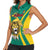 Custom Cameroon Football Women Sleeveless Polo Shirt Go Indomitable Lions - Wonder Print Shop