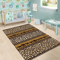 Animal Skin Mix African Pattern Area Rug