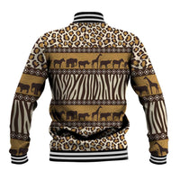 Animal Skin Mix African Pattern Baseball Jacket