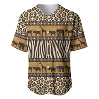 Animal Skin Mix African Pattern Baseball Jersey