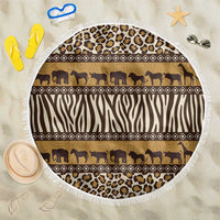 Animal Skin Mix African Pattern Beach Blanket