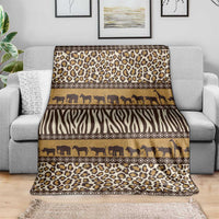 Animal Skin Mix African Pattern Blanket