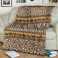 Animal Skin Mix African Pattern Blanket
