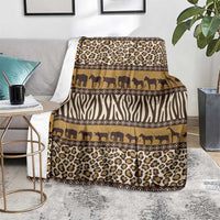 Animal Skin Mix African Pattern Blanket