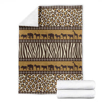 Animal Skin Mix African Pattern Blanket