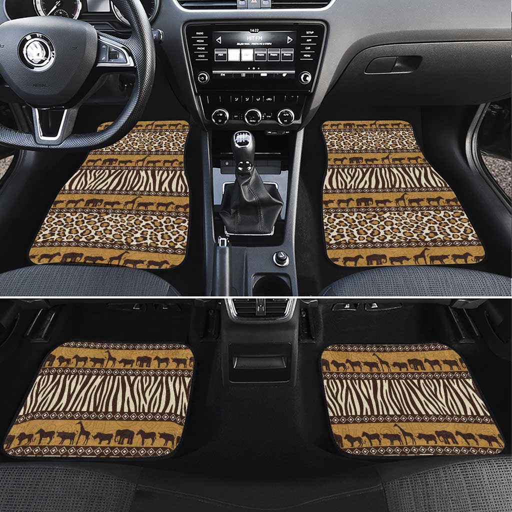 Animal Skin Mix African Pattern Car Mats