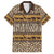 Animal Skin Mix African Pattern Family Matching Summer Maxi Dress and Hawaiian Shirt