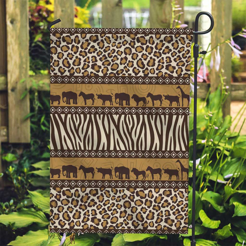 Animal Skin Mix African Pattern Garden Flag