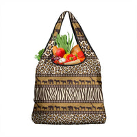 Animal Skin Mix African Pattern Grocery Bag