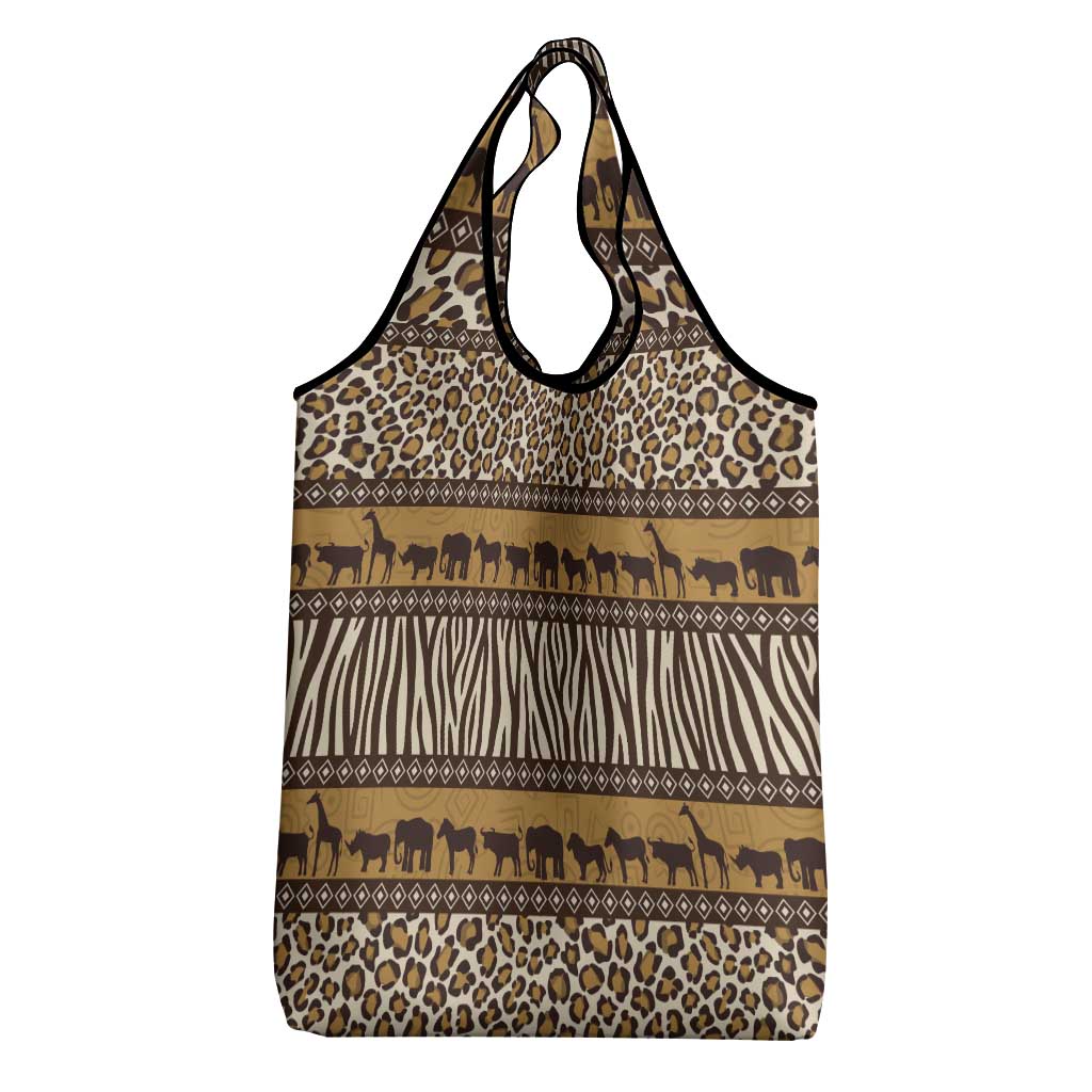 Animal Skin Mix African Pattern Grocery Bag
