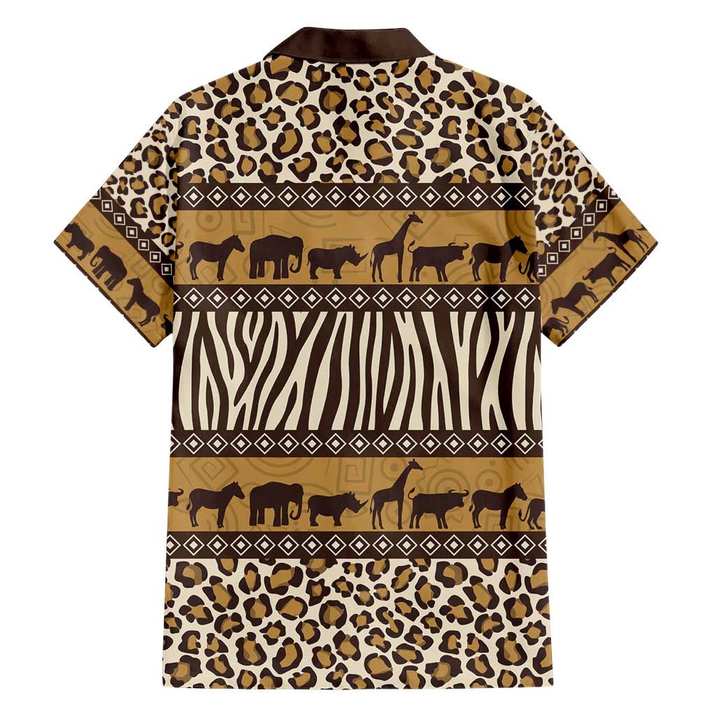 Animal Skin Mix African Pattern Hawaiian Shirt