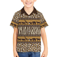 Animal Skin Mix African Pattern Hawaiian Shirt