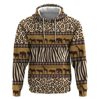 Animal Skin Mix African Pattern Hoodie