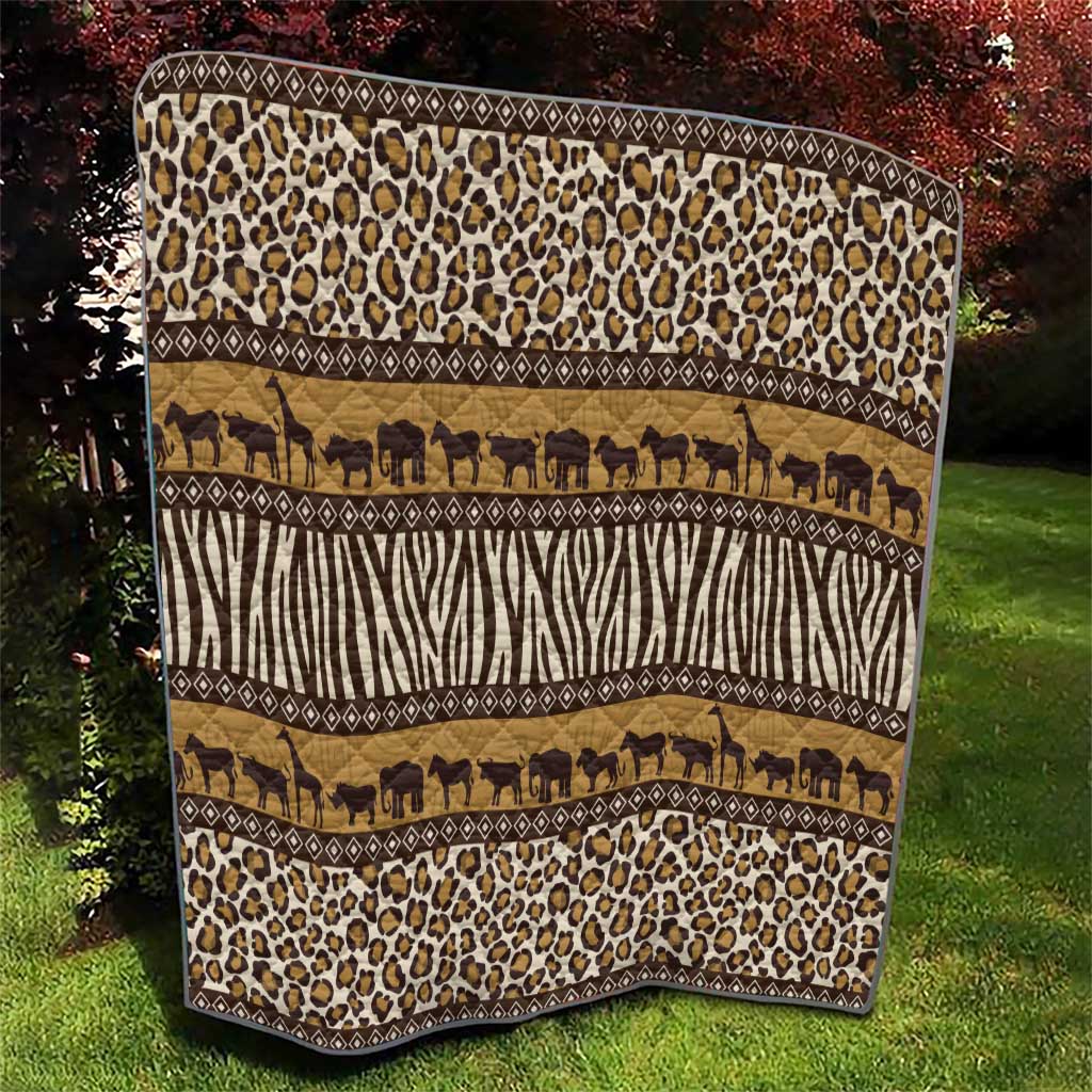 Animal Skin Mix African Pattern Quilt