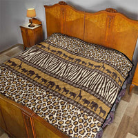 Animal Skin Mix African Pattern Quilt