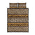 Animal Skin Mix African Pattern Quilt Bed Set