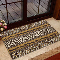 Animal Skin Mix African Pattern Rubber Doormat