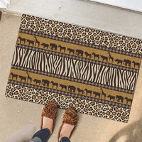 Animal Skin Mix African Pattern Rubber Doormat