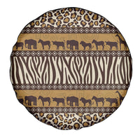 Animal Skin Mix African Pattern Spare Tire Cover