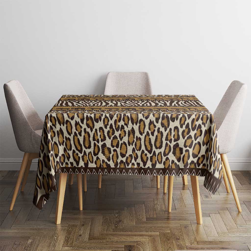 Animal Skin Mix African Pattern Tablecloth