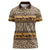 Animal Skin Mix African Pattern Women Polo Shirt