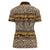 Animal Skin Mix African Pattern Women Polo Shirt