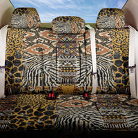 African Tribal Pattern With Wild Animal Skins Back Car Seat Cover