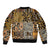 African Tribal Pattern With Wild Animal Skins Bomber Jacket