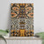 African Tribal Pattern With Wild Animal Skins Canvas Wall Art