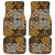 African Tribal Pattern With Wild Animal Skins Car Mats