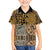 African Tribal Pattern With Wild Animal Skins Family Matching Summer Maxi Dress and Hawaiian Shirt
