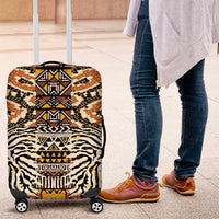 African Tribal Pattern With Wild Animal Skins Luggage Cover