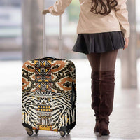 African Tribal Pattern With Wild Animal Skins Luggage Cover