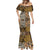 African Tribal Pattern With Wild Animal Skins Mermaid Dress