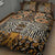 African Tribal Pattern With Wild Animal Skins Quilt Bed Set