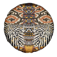 African Tribal Pattern With Wild Animal Skins Spare Tire Cover