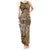 African Tribal Pattern With Wild Animal Skins Tank Maxi Dress