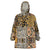 African Tribal Pattern With Wild Animal Skins Wearable Blanket Hoodie