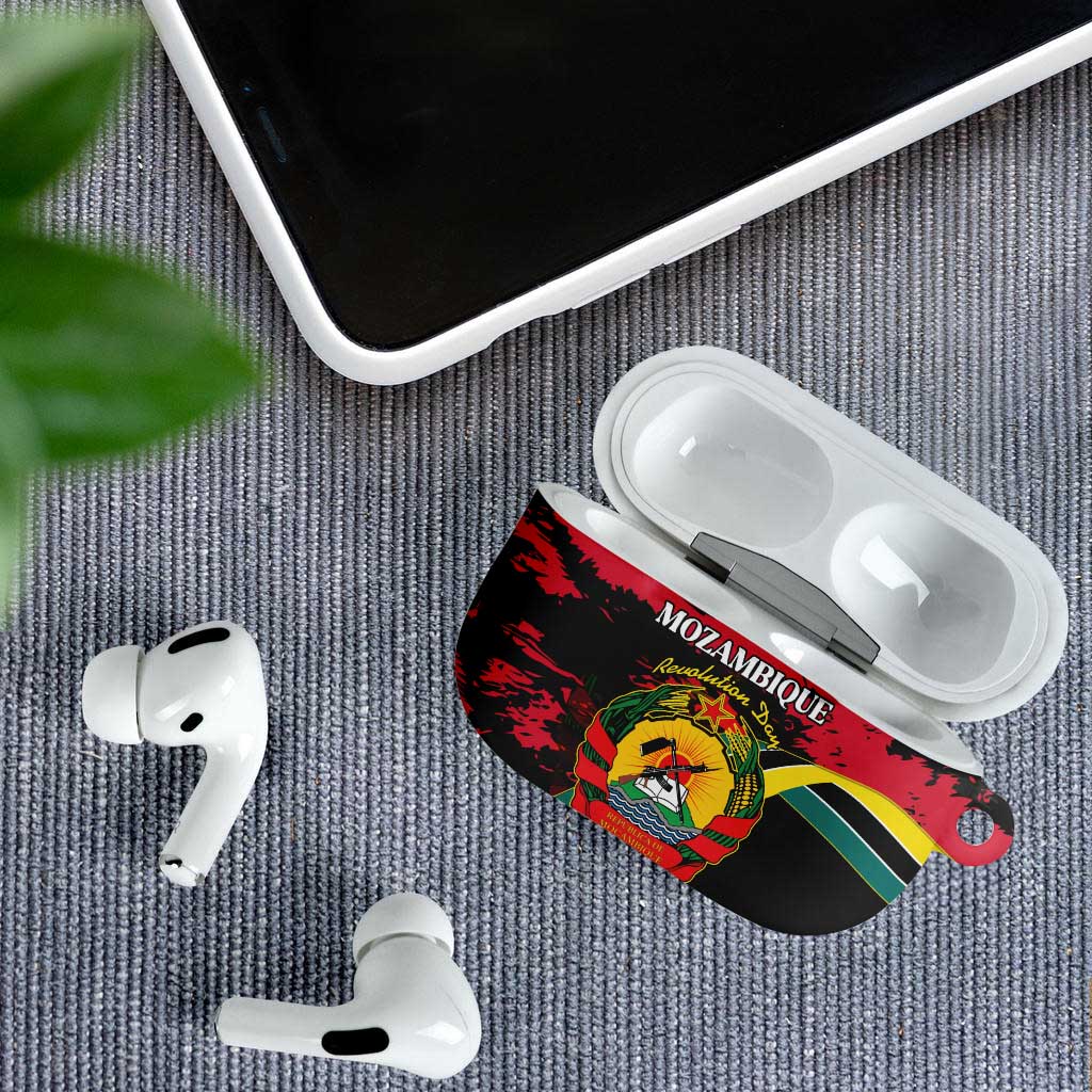 Mozambique Revolution Day AirPods Case Coat Of Arms FRELIMO - Wonder Print Shop