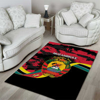 Mozambique Revolution Day Area Rug Coat Of Arms FRELIMO - Wonder Print Shop