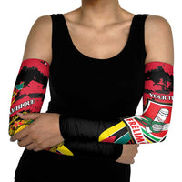 Personalized Mozambique Revolution Day Arm Sleeves Coat Of Arms FRELIMO - Wonder Print Shop