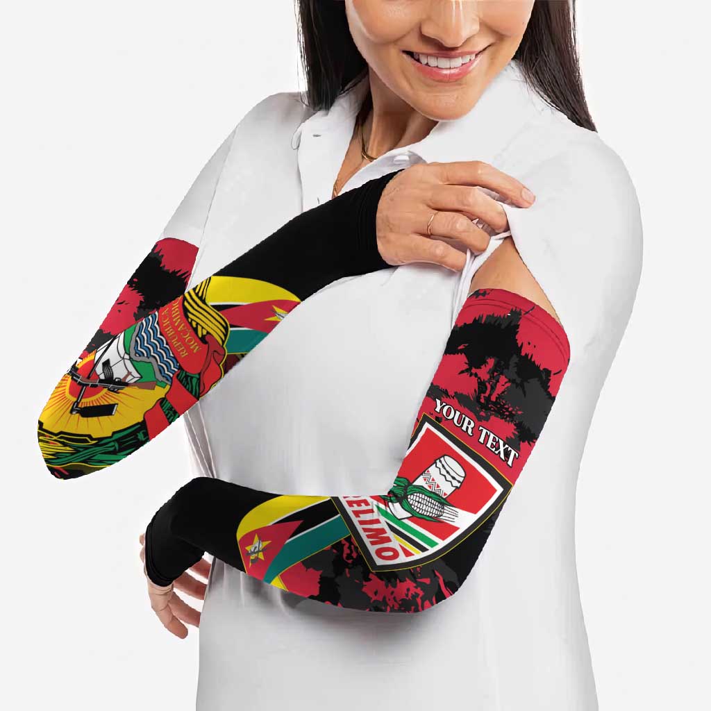 Personalized Mozambique Revolution Day Arm Sleeves Coat Of Arms FRELIMO - Wonder Print Shop