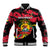 Personalized Mozambique Revolution Day Baseball Jacket Coat Of Arms FRELIMO - Wonder Print Shop