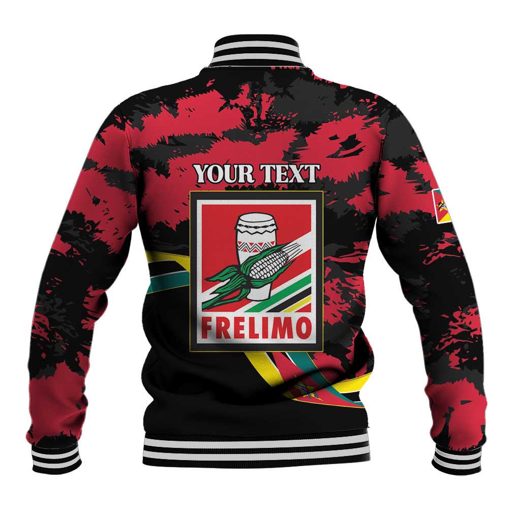 Personalized Mozambique Revolution Day Baseball Jacket Coat Of Arms FRELIMO - Wonder Print Shop
