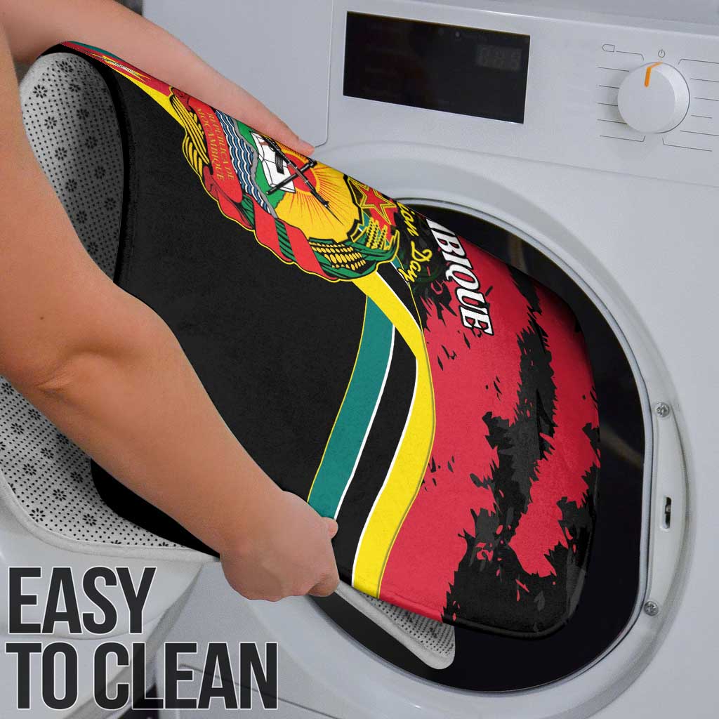 Mozambique Revolution Day Bathroom Set Coat Of Arms FRELIMO - Wonder Print Shop