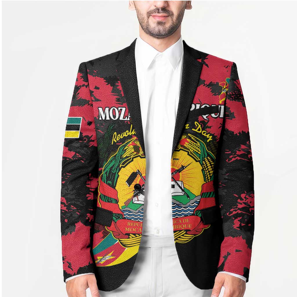 Personalized Mozambique Revolution Day Blazer Coat Of Arms FRELIMO - Wonder Print Shop