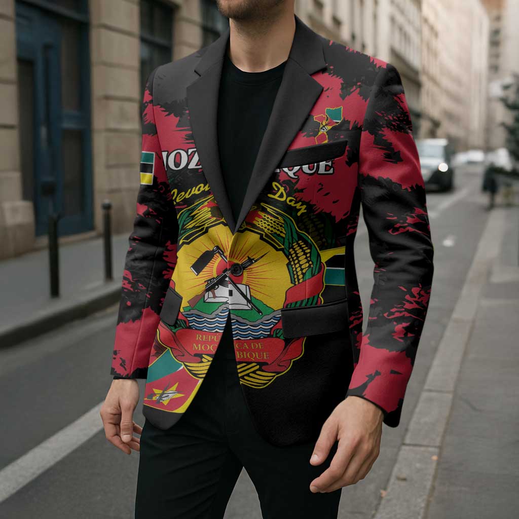 Personalized Mozambique Revolution Day Blazer Coat Of Arms FRELIMO - Wonder Print Shop