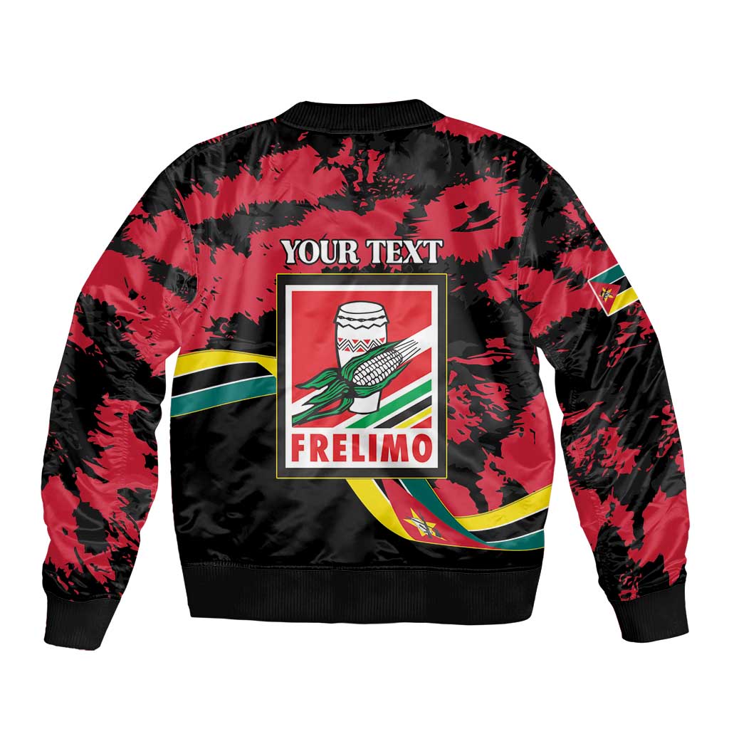 Personalized Mozambique Revolution Day Bomber Jacket Coat Of Arms FRELIMO - Wonder Print Shop