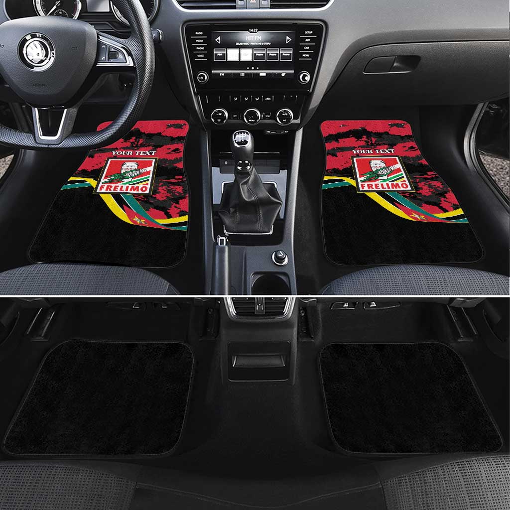 Mozambique Revolution Day Car Mats Coat Of Arms FRELIMO - Wonder Print Shop